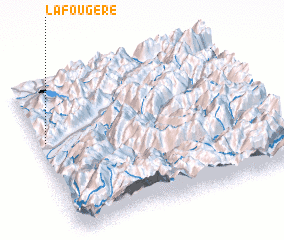 3d view of La Fougère