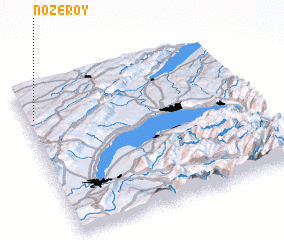 3d view of Nozeroy