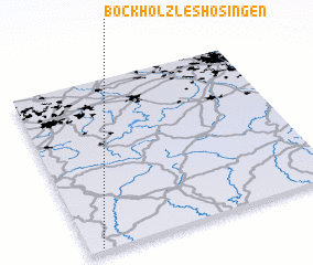 3d view of Bockholz-lès-Hosingen
