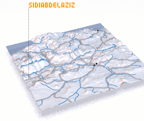 3d view of Sidi Abd el ʼAzîz