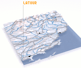 3d view of La Tour