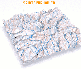 3d view of Saint-Symphorien