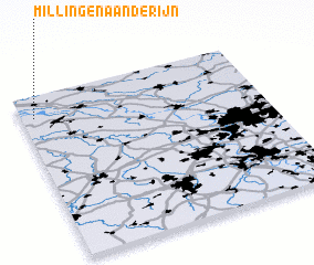 3d view of Millingen aan de Rijn