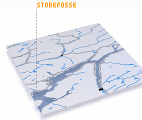 3d view of Store Fosse