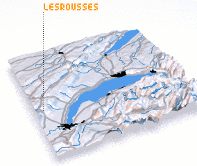 3d view of Les Rousses