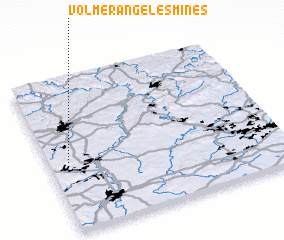 3d view of Volmerange-les-Mines