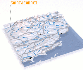 3d view of Saint-Jeannet