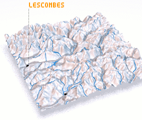 3d view of Les Combes