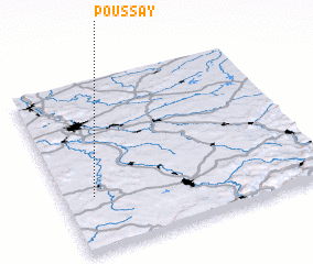 3d view of Poussay