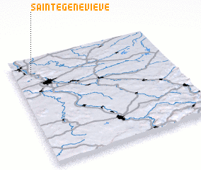 3d view of Sainte-Geneviève