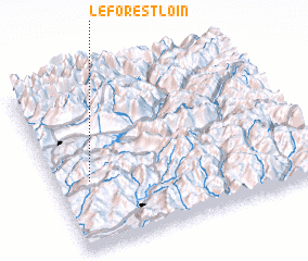3d view of Le Forest-Loin