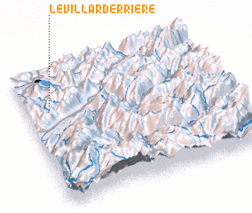 3d view of Le Villar-Derrière