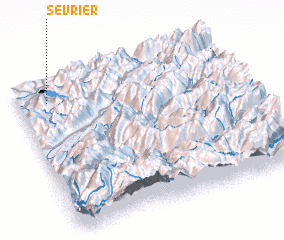 3d view of Sévrier