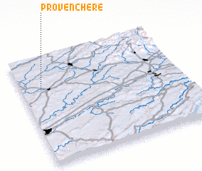 3d view of Provenchère