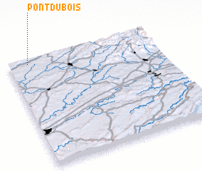 3d view of Pont-du-Bois