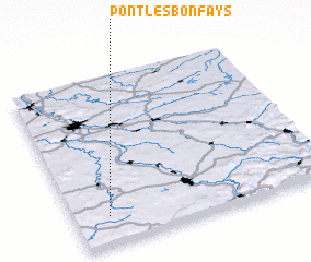 3d view of Pont-lès-Bonfays