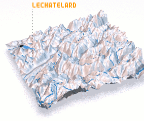 3d view of Le Châtelard