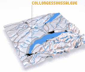 3d view of Collonges-sous-Salève