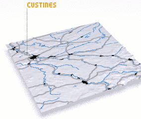 3d view of Custines