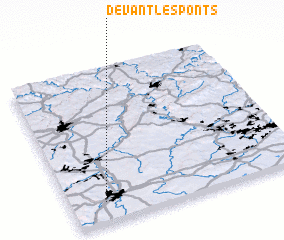 3d view of Devant-les-Ponts