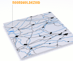 3d view of Noordwolde-Zuid