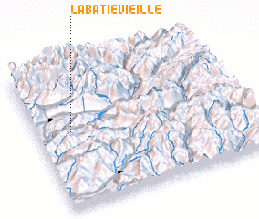 3d view of La Bâtie-Vieille