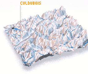 3d view of Cul du Bois