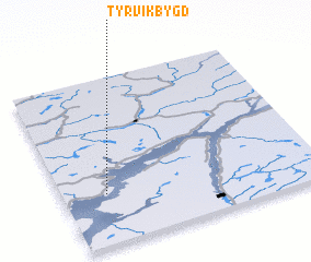 3d view of Tyrvikbygd