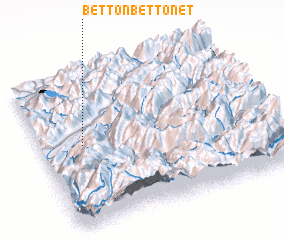 3d view of Betton-Bettonet