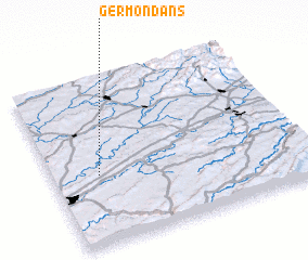 3d view of Germondans