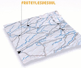 3d view of Frotey-lès-Vesoul