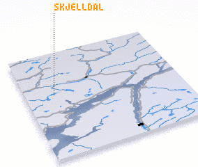 3d view of Skjelldal