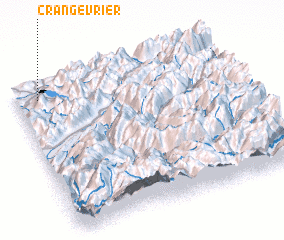 3d view of Cran-Gévrier