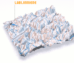 3d view of La Blonnière