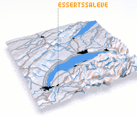 3d view of Esserts-Salève