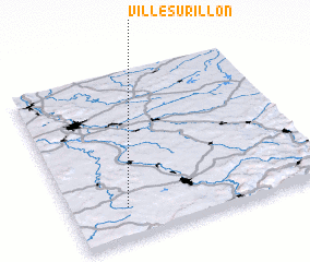 3d view of Ville-sur-Illon