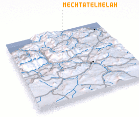 3d view of Mechtat el Melah