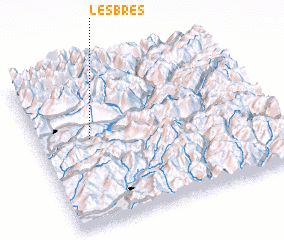 3d view of Les Brès