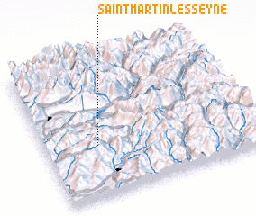 3d view of Saint-Martin-lès-Seyne