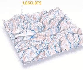 3d view of Les Clots