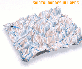 3d view of Saint-Alban-des-Villards