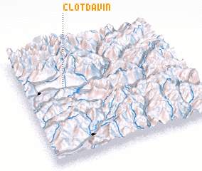3d view of Clot-Davin