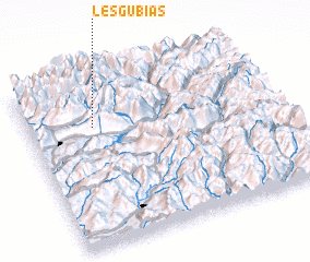 3d view of Les Gubias
