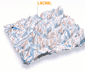 3d view of La Chal