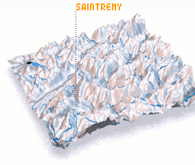 3d view of Saint-Rémy