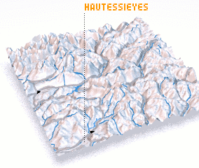 3d view of Hautes Sièyes