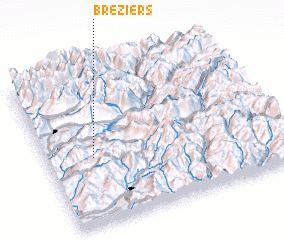 3d view of Bréziers