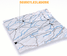 3d view of Neurey-lès-la-Demie