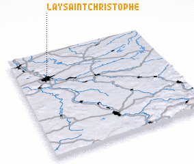 3d view of Lay-Saint-Christophe