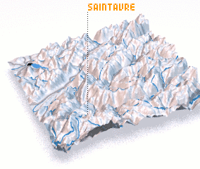 3d view of Saint-Avre